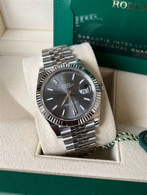 rolex datejust jubilee rhodium